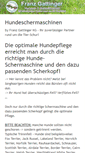 Mobile Screenshot of hundeschermaschine.info