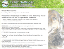 Tablet Screenshot of hundeschermaschine.info
